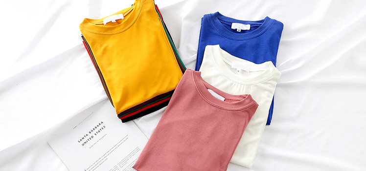 常州夏季T恤衫定做要选对材质